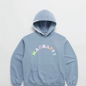 Madhappy Pastel Logo Blue Hoodie